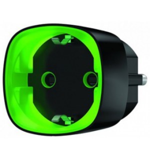 Ajax Socket (black) радиоуправляемая умная розетка со счетчиком энергопотребления